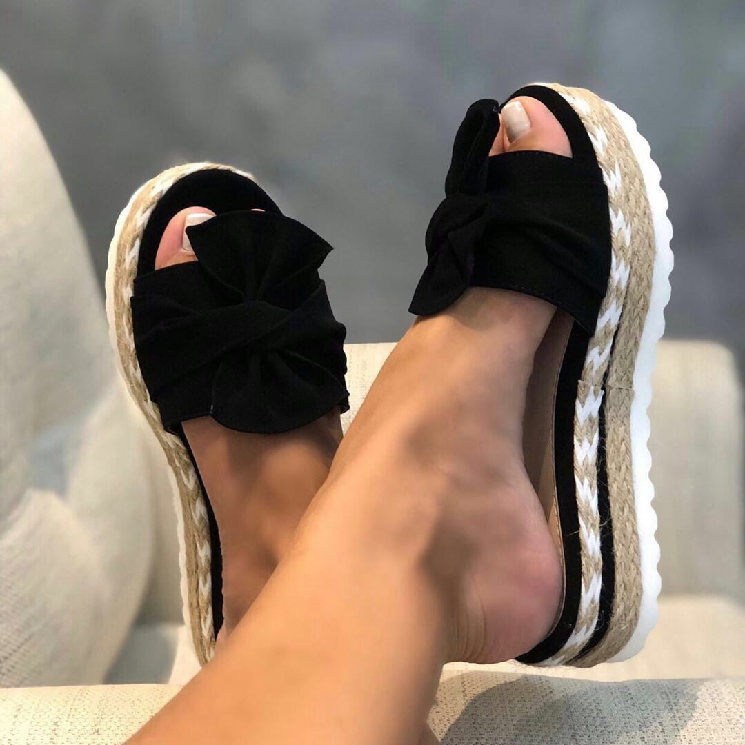 Women Bow Summer Platform Sandals