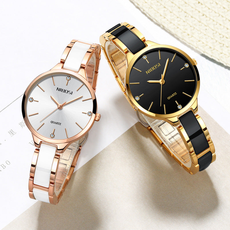 Luxury Ceramic Quartz Watch