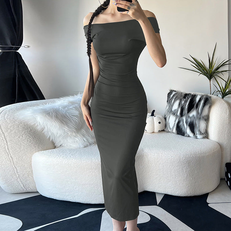 Hollow Backless Slim Fit Dress